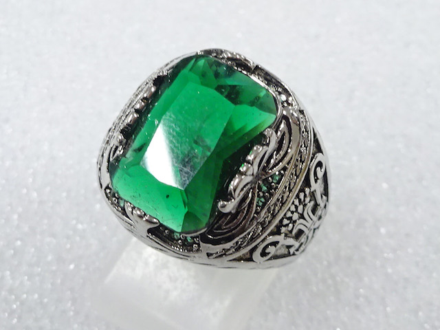 COLORED STONE FASHION RING / JP SIZE 17